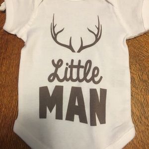 Little man onesie